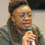 Nominated Senator Gloria Orwoba attending a political event, summoned by UDA for alleged party misconduct.