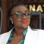 Senator Gloria Orwoba speaking during a public address.