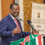 Prime Cabinet Secretary Musalia Mudavadi speaks during a previous public engagement.
