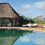 A serene poolside retreat at El Karama Lodge, where luxury meets the untouched beauty of Laikipia.