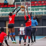 DCI Volleyball Queens during a Kenya Volleyball Federation Women’s League match at Nyayo Indoor Arena