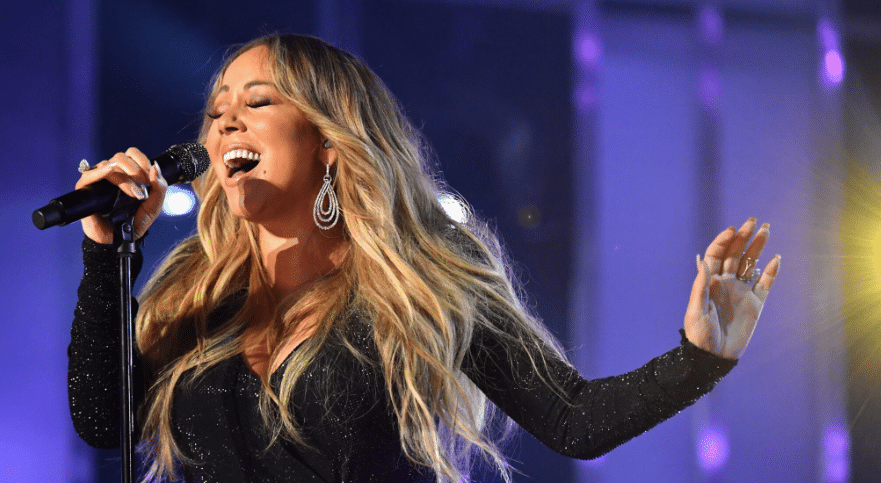 Mariah Carey performs live at the 2019 Billboard Music Awards at the MGM Grand Garden Arena.