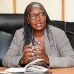 Principal Secretary for Trade Regina Ombam during an official engagement.